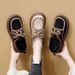 Retro Single-Strap Mary Jane With Soft Sole, 2025 Autumn New Flat Round-Toe Small-Sized Leather Shoes For Women_vogvips.com