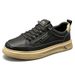 Casual Sneakers For Men, Autumn New Soft Sole Slip-On Men's Genuine Leather Breathable Business Work Shoes, Versatile_vogvips.com