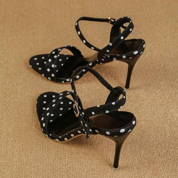 Women's One-strap High-heeled , 2026 New Summer Model, Versatile, Super Trendy, Unique Design, Elegant Socialite_vogvips.com