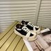 SMI‑LERE‑PUBLIC Open Toe Canvas Sneakers Unisex Thick Sole Height Increasing Shoes Denim Frayed Edge Bow Lace‑up Casual Summer Fashion Street Walking_vogvips.com