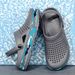 Slippers For Men In Summer, Wearing Breathable Sandals On Top A Headband, Outdoor Sandals, Anti Slip Beach Holes, Two_vogvips.com