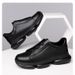2025 Black Thick-Soled Casual Pointed Toe Trendy European Style Men's High-End Slip-On Lazy Shoes_vogvips.com