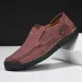 Men Shoes Casual Comfortable Men Slip On Leather Loafers Men Flats Hot Sale Moccasins Tooling Man New Handmade Leather_vogvips.com