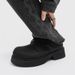 ShoeVault Zhang Jie Same Style Big Head Derby Men's Winter Cleanfit Thick Sole Height Increasing Matte Leather Shoes_vogvips.com