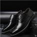 Suitable For All Seasons Pointed Toe Glossy Leather Bunkok Korean Style Business Formal Large Size Men's Versatile Casual Shoes_vogvips.com