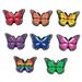 8 Sets Of Cute Butterfly Shoes Flower Shoe Buckle Soft Glue Detachable Shoe Decorative Buckle Gift_vogvips.com