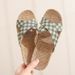 Women's Breathable Linen Slippers Soft Sole Comfort Indoor Slippers For All Seasons Simple Versatile Home Outdoor Wear Sandals_vogvips.com