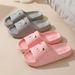 Soft Sole Home Slippers For Women, Summer New Indoor Lightweight Non-Slip Thick Sole, Suitable For Outdoor Wear, Couple's Cool Slippers For Men_vogvips.com