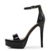 New Large Size Round Head Stiletto High Heels Women S Line Bag With Buckle Fashion Sandals_vogvips.com