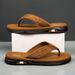 Men's Flip-flops 2025 Summer New Thick-soled, Anti-slip, Wear-resistant Cool Flip-flops, Casual Pinching Beach Sandals - The Men_vogvips.com