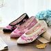 Sharp Pointed Single Spring And Summer Styles, One Foot Women's Shoes, Fashionable Embroidered Cloth Shoes_vogvips.com