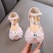 New Pearl Bow Girl Princess Girl Baby Princess Single Shoe Shoes Dance Show_vogvips.com