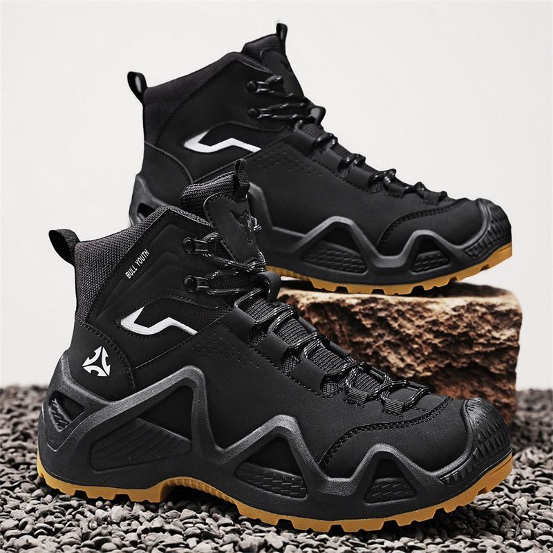 Men Special Work Shoes 39-46 Large Size Work 2025 Autumn Winter New Outdoor Hiking Fashion Non-Slip High Top Men's Shoes_vogvips.com