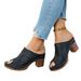 European And American Style Hollow-out Chunky Heel Roman Sandals - New Summer Collection, One-strap, Plus Size, High Heel Women's Sandals_vogvips.com