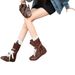 Women's 2025 New Suede British Style Martin With Dress Lace-up German Training Boxing Boots_vogvips.com