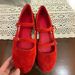 Sheepskin Version Of Genuine Leather Leopard Print Side Opening Mary Jane Shoes For Women Flat Evening Shoes_vogvips.com