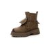 Martin Boots Women's Retro Casual Simple Versatile Short Boots Travel Mountaineering Rhubarb Boots_vogvips.com