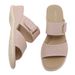 1520-3 New 2025 European American Summer Women's With Buckle, Casual Beach And Seaside Comfortable Cross-Border Wedge_vogvips.com
