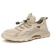 Popular Leather Cross-border Batch Of Men's And Women's Carter Work Mesh Sports Versatile First Layer Pigskin Casual Men's Shoes_vogvips.com