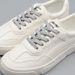 Plaid Two-tone Solid Color Flat Shoelace Canvas Shoes Board Shoe Rope_vogvips.com