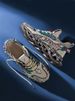 3010 Men's Running Shoes For Spring And Summer, Low-top, Fly-knit Mesh Upper, Lightweight, Twisted Sole, Cushioned,_vogvips.com