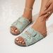 2026 Latest Hot-Selling Women's Flat Fashion Rhinestone Sandals Cork Cross-Border Ins Trendy Beach Slippers_vogvips.com