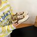 Women's Shoes Retro Color Blocked Flat German Training Shoes, New Autumn, Flat Ballet Platform Sneakers, Athletic Shoes._vogvips.com