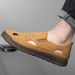 2025 Summer Sandals New Casual Fashion For Men Outdoor Beach Men's Daily Hollow Shoes_vogvips.com