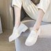 2025 New British Set Foot Sole With Thick Soles, Trendy And Versatile College Style Casual Small White Shoes For Women_vogvips.com