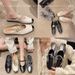 Women's 2024 Summer New Style Flat Soled Slip On Mules For Outdoor Wear French Sandals_vogvips.com