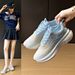 Flying Woven Shoes Sports Women's Mesh Breathable Student Casual Shoes Platform Running_vogvips.com