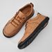 Spring And Autumn Cross-Border Casual Large Size Hand-Stitched Genuine Leather Shoes, Fashionable Trendy Men's Shoes_vogvips.com