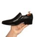 Italian Summer Formal Men's Breathable Genuine Pointed Toe Hole Perforated Business Sandals Leather Shoes_vogvips.com