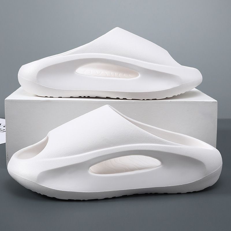 Kidmi Fashion Men Thick Sole Arch Support Slides Summer Outdoor Beach Men's Sneaker Casual Home Soft Slippers_vogvips.com