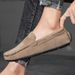 Fashion Lightweight Suede Men Casual Shoes Lazy Shoes Male Breathable Slip-on Mens Driving Shoes Comfortable Loafers Moccasins_vogvips.com