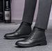 Large Size High-top Velvet Warm Personalized Leather Shoes_vogvips.com