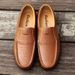 Euro Step Plus Size Men's Casual Leather Cowhide Soft Sole Breathable Slip-On Loafers Handmade Driving Shoes Men 47_vogvips.com