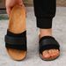 Men's One-Strap Sandals: Waterproof, Anti-Slip, Thick-Soled, Wear-Resistant, Soft-Soled, Comfortable, Everyday Slip-On Sandals._vogvips.com