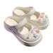 New Style Cartoon Cute Three Dimensional Cartoon Bear Rabbit Hole Shoes Accessories Girls Shoes Flowers Shoe Buckles_vogvips.com