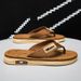 Men’s EVA Moccasin Sandals For Summer, Outdoor Wear, Slip-Resistant, Durable, Odor-Resistant, Breathable, Beach Flats For Men_vogvips.com