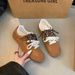 Women's Shoes Genuine Leather Training Shoes, Autumn New Style, Round Toe, Soft Sole, Thick Sole, Versatile, Lightweight Cowhide Casual Sports Shoes_vogvips.com