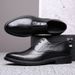 Euro Step First Layer Cowhide Business Formal Leather British Fashion Casual Versatile Men's Brogue Wedding Groom Shoes Men_vogvips.com