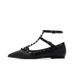 Flat Rivet Single Pointed Chunky Heel Women's Small Leather Shoes 2022 Closed Toe Sandals For Women_vogvips.com