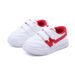 Spring And Autumn 0-3 Years Old 2 Baby Toddler Boys Sports Girls' White Breathable Infant Board Running Shoes_vogvips.com