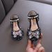 Lady Baby Girl Girl Princess Butterfly Diamond Single Shoe Leather Shoes Dance Show Shoes Sandals_vogvips.com