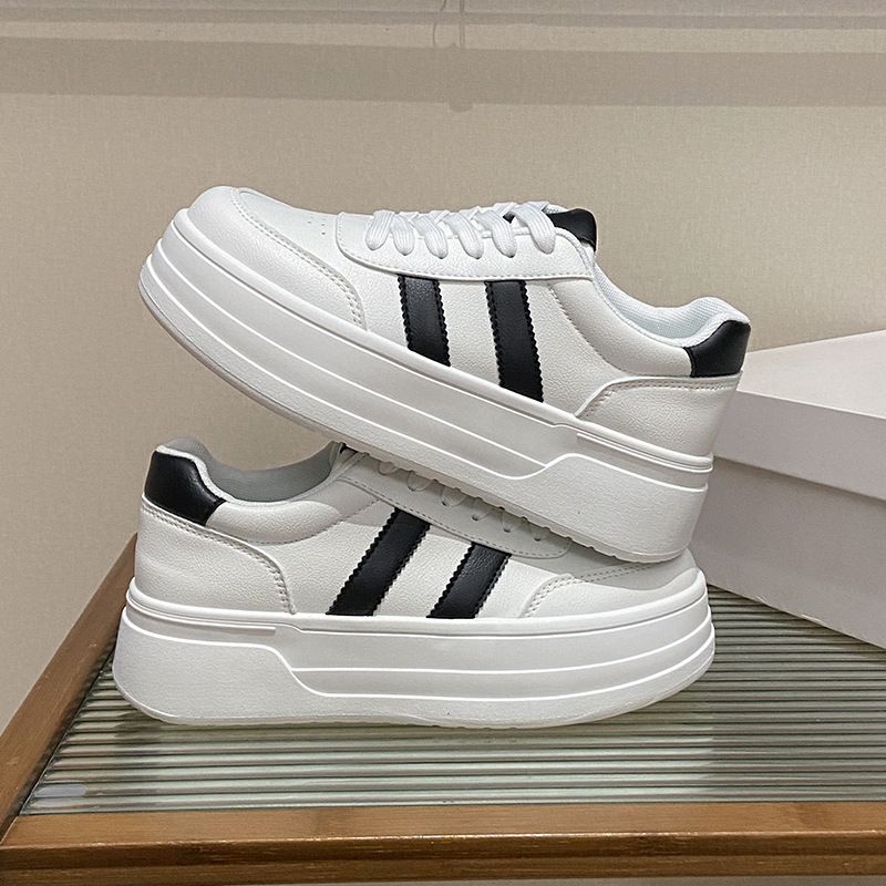 Little White Shoes Female And Female Students Leisure Sports Versatile Board Shoes Street Shooting_vogvips.com