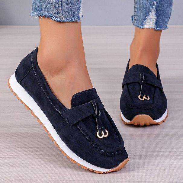 Autumn Fashion Single Shoes Versatile Flat Bottom Comfortable Loafers Casual Shoes For Women_vogvips.com