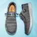Men's loafers flying woven casual shoes men lazy slip-on boat shoes_vogvips.com