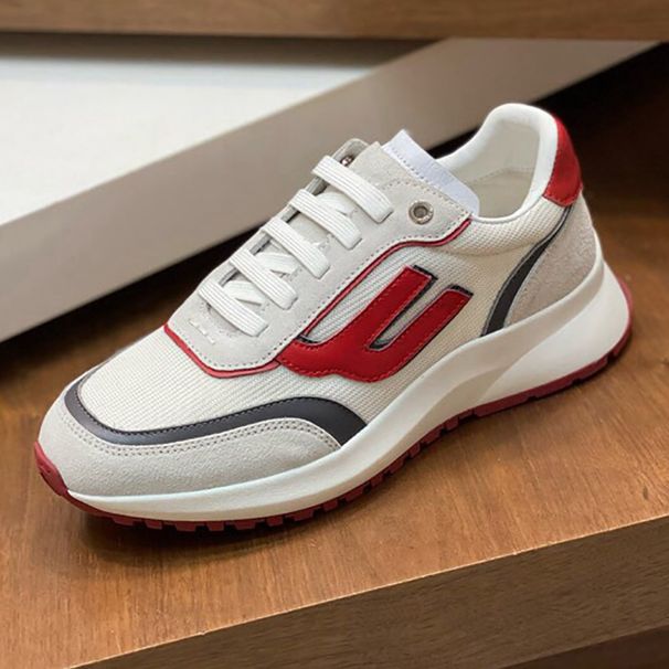 European-Style Foreign Trade Men's Daily Lace-Up Youth Round-Toe Genuine Leather Thick-Soled Casual Dad Shoes, Cowhide_vogvips.com