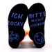 All-cotton mid-tube casual sports socks Creative letter non-slip adhesive floor socks sole_vogvips.com